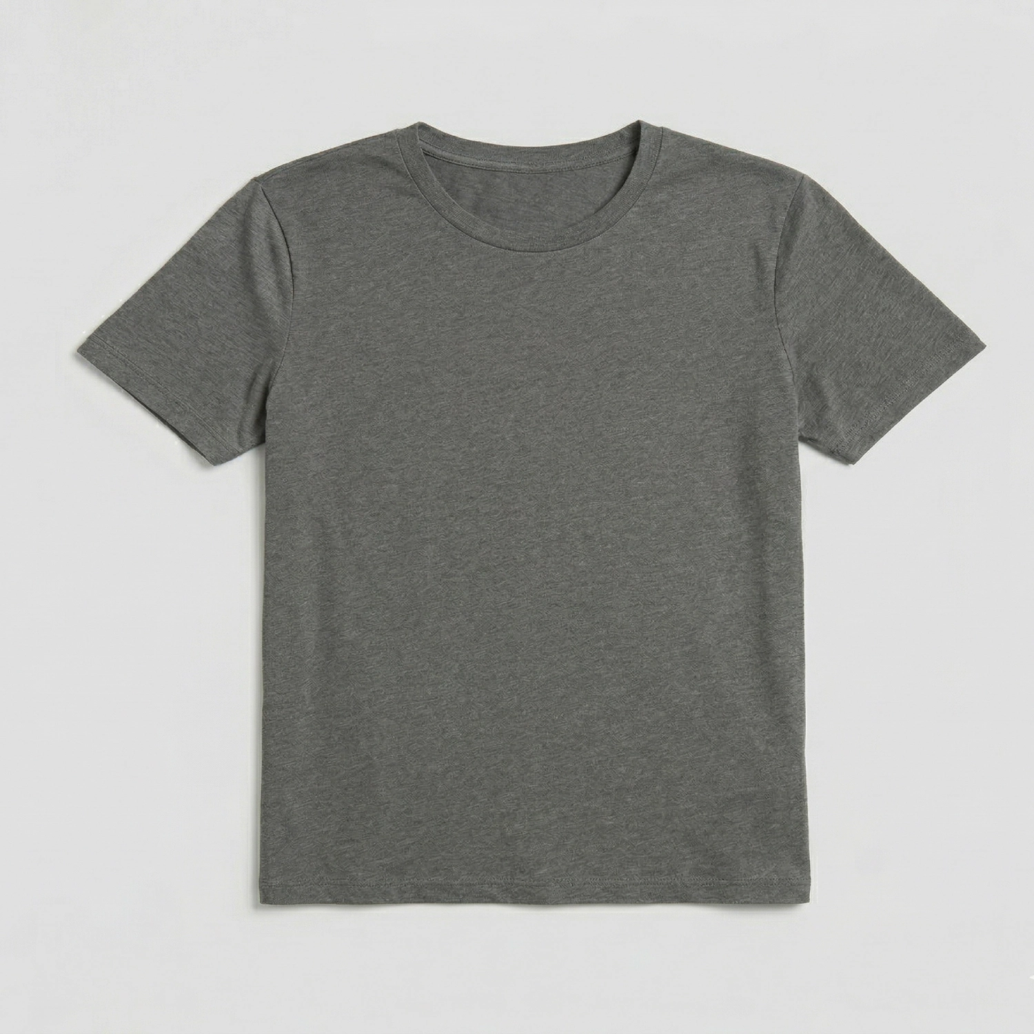 Women Basic T shirt (Charcoal) - Image 2