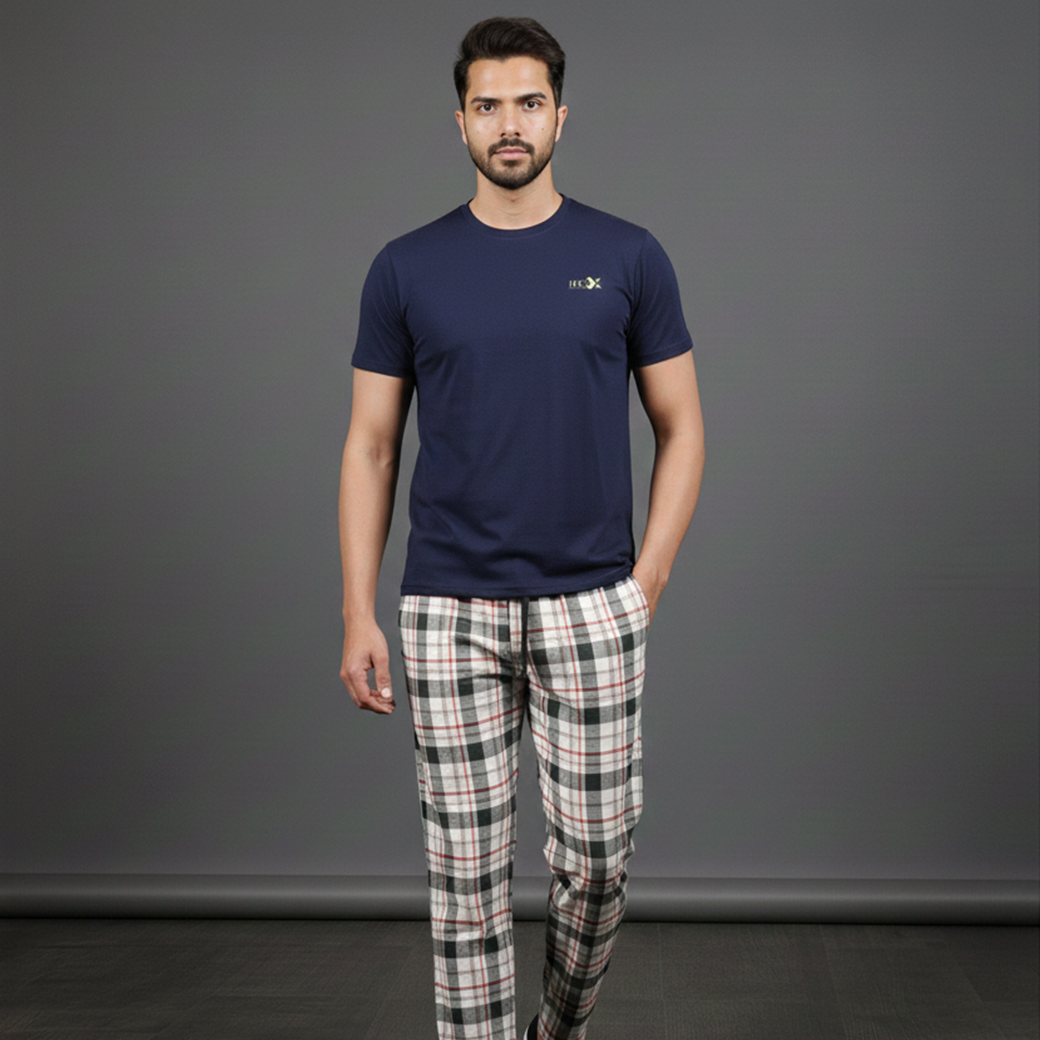 Men's wooven Cotton Pajama Suit