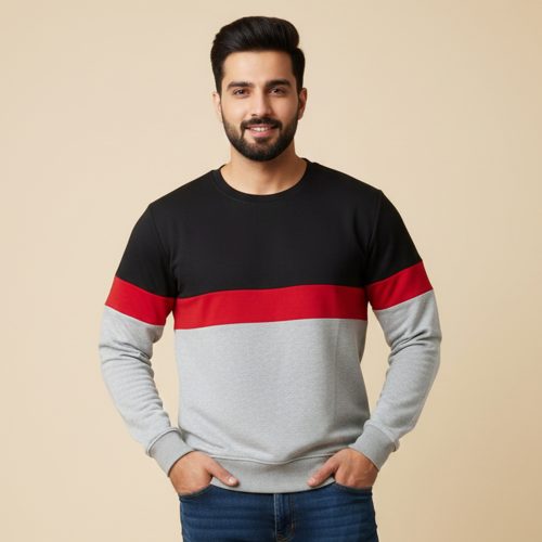 Mens Panel SweatSHirt