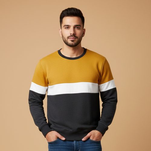 Mens Panel SweatSHirt