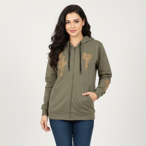 Women Zipper Hoody