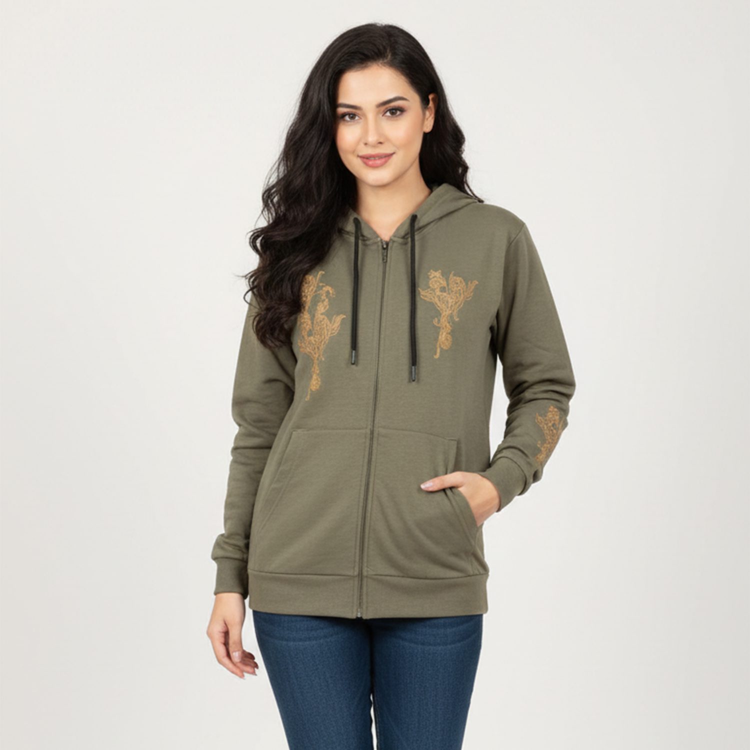 Women Zipper Hoody