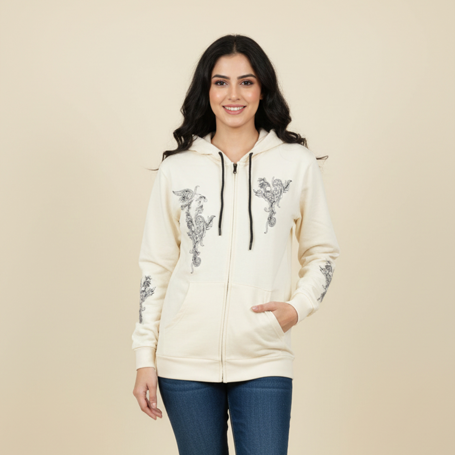Women Zipper Hoody