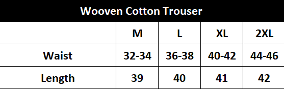 Men's Wooven Cotton Trouser (BlueRed) - Image 3