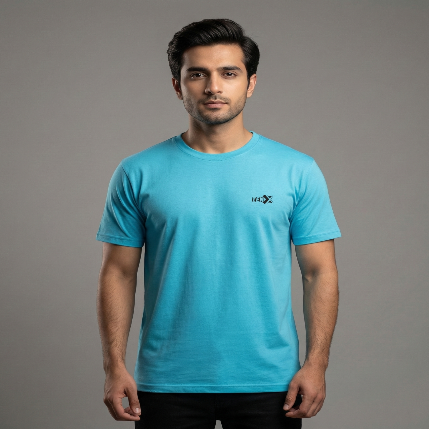 Men's Basic T-Shirt (Sky Blue)
